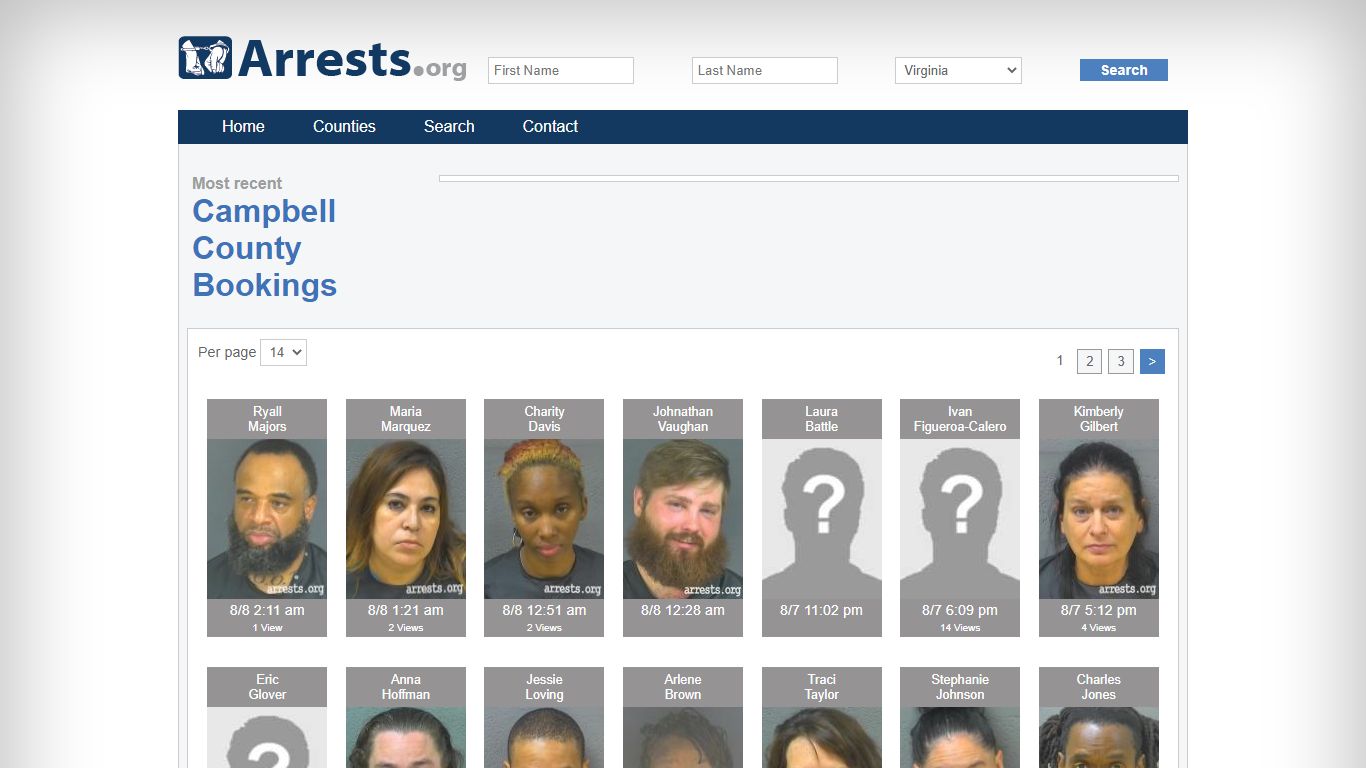 Campbell County Arrests and Inmate Search